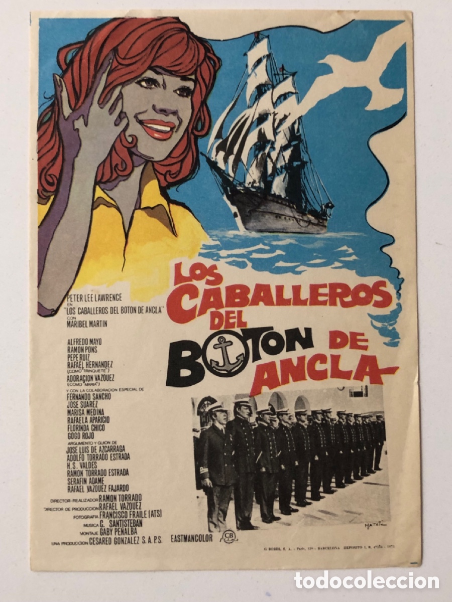 Cine: Programa los caballeros del bot&oacute;n de ancla Peter Lee Lawrence A22 - Foto 1