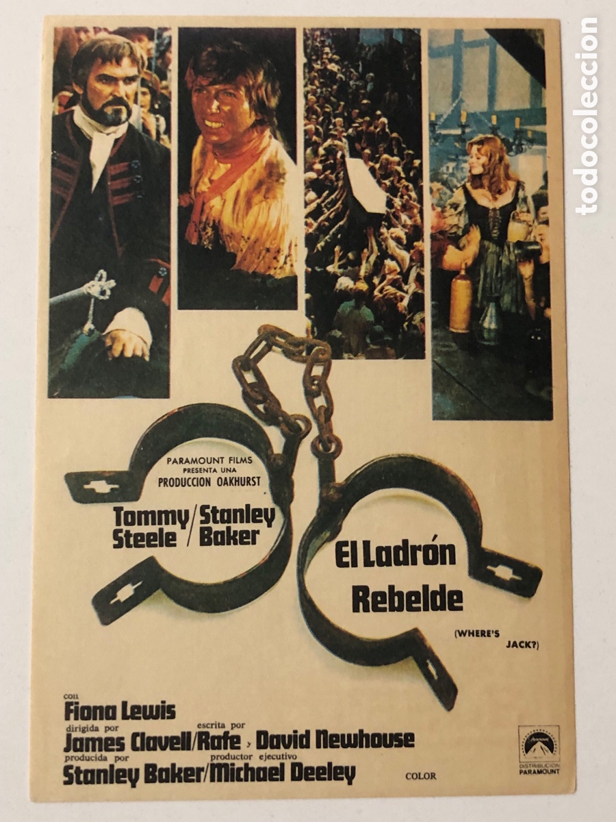 Cine: Programa el ladr&oacute;n rebelde Tommy Steele A22 - Foto 1
