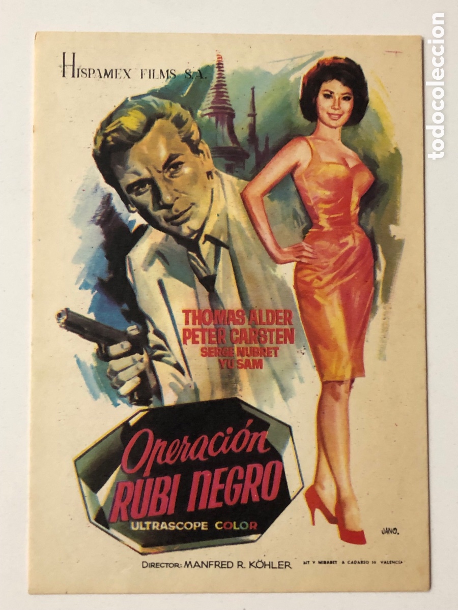 Cine: Programa operaci&oacute;n rubi negro thomas alder A22 - Foto 1
