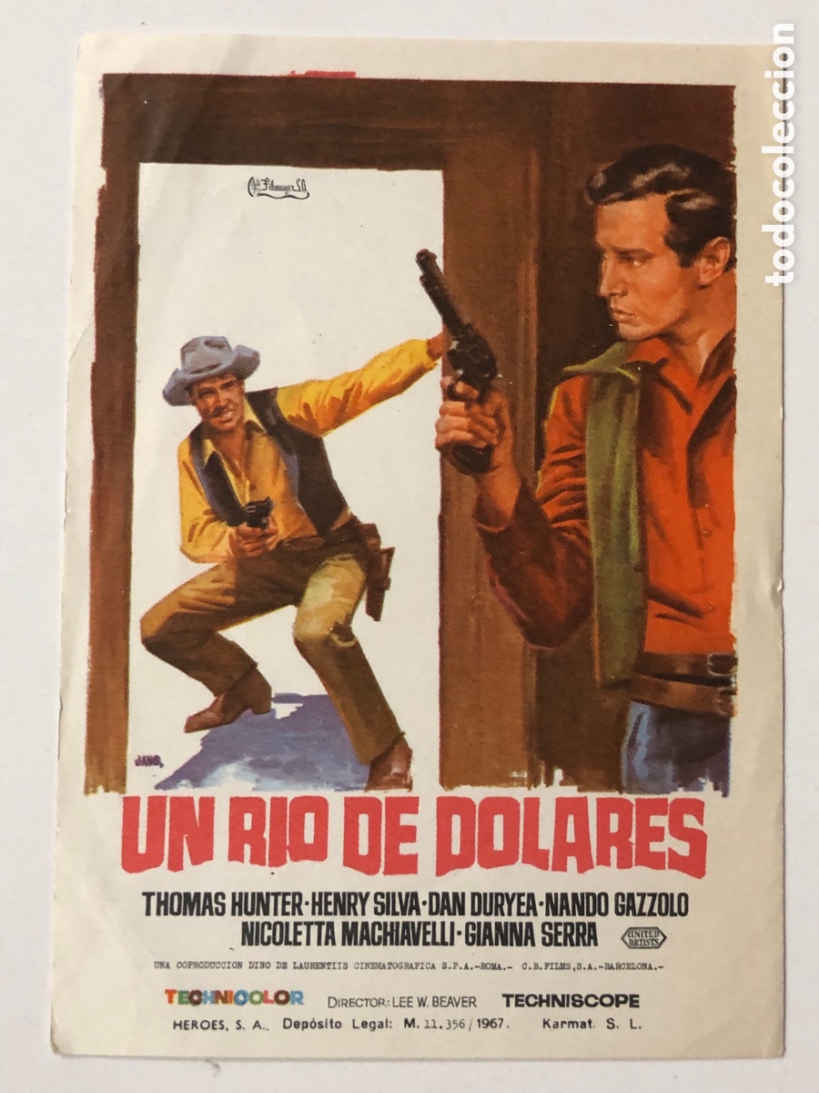 Cine: Programa un r&iacute;o de d&oacute;lares thomas Hunter A22 - Foto 1