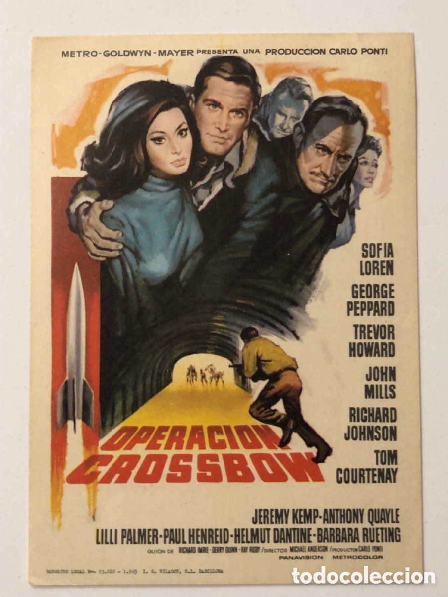 Cine: Programa operaci&oacute;n crossbow Sofia Loren A22 - Foto 1