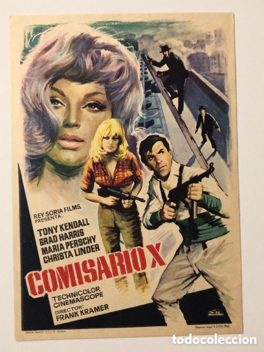 Cine: Programa comisario X Tony Kendall A22G4 - Foto 1