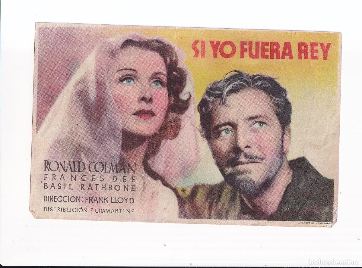 Cine: SI YO FUERA REY : RONALD COLMAN - Foto 1
