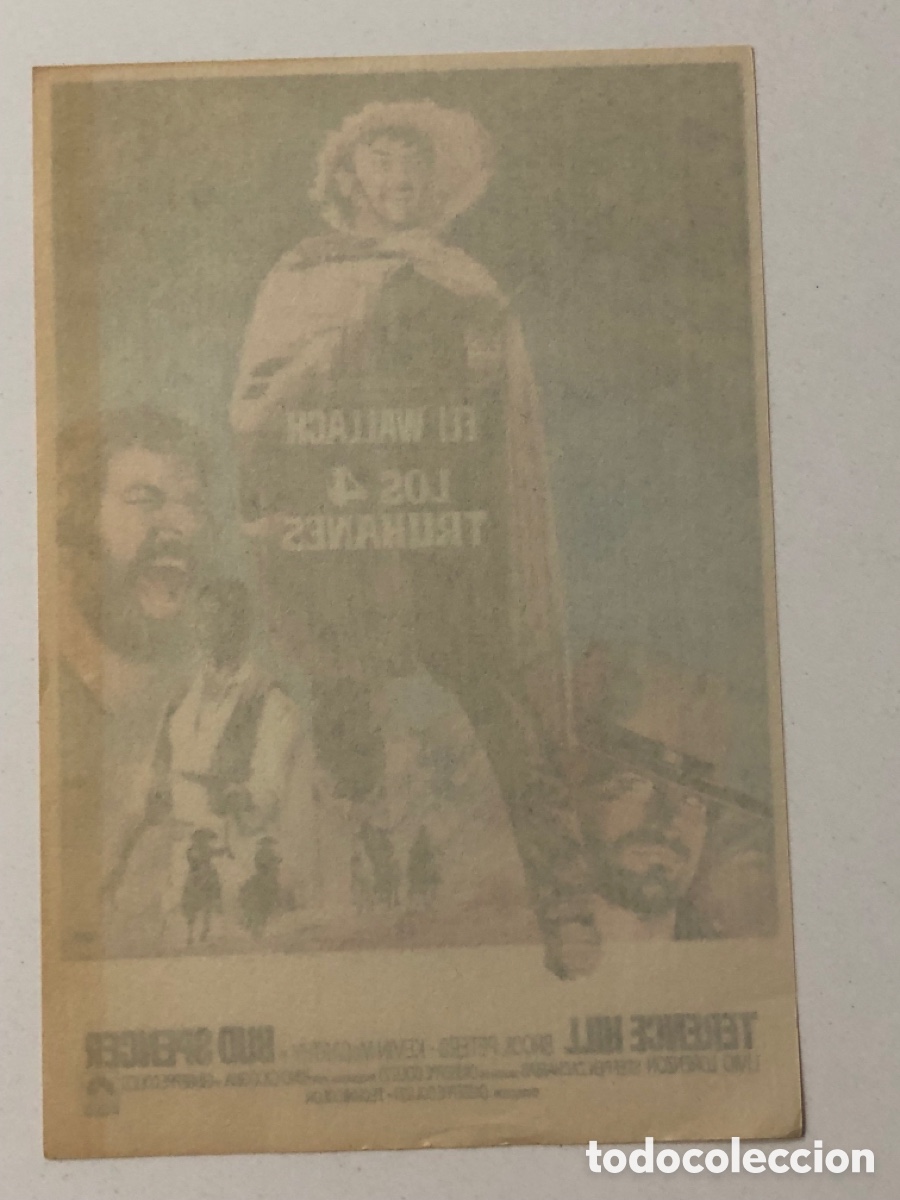 Cine: Programa los 4 truhanes terence Hill A22 - Foto 2