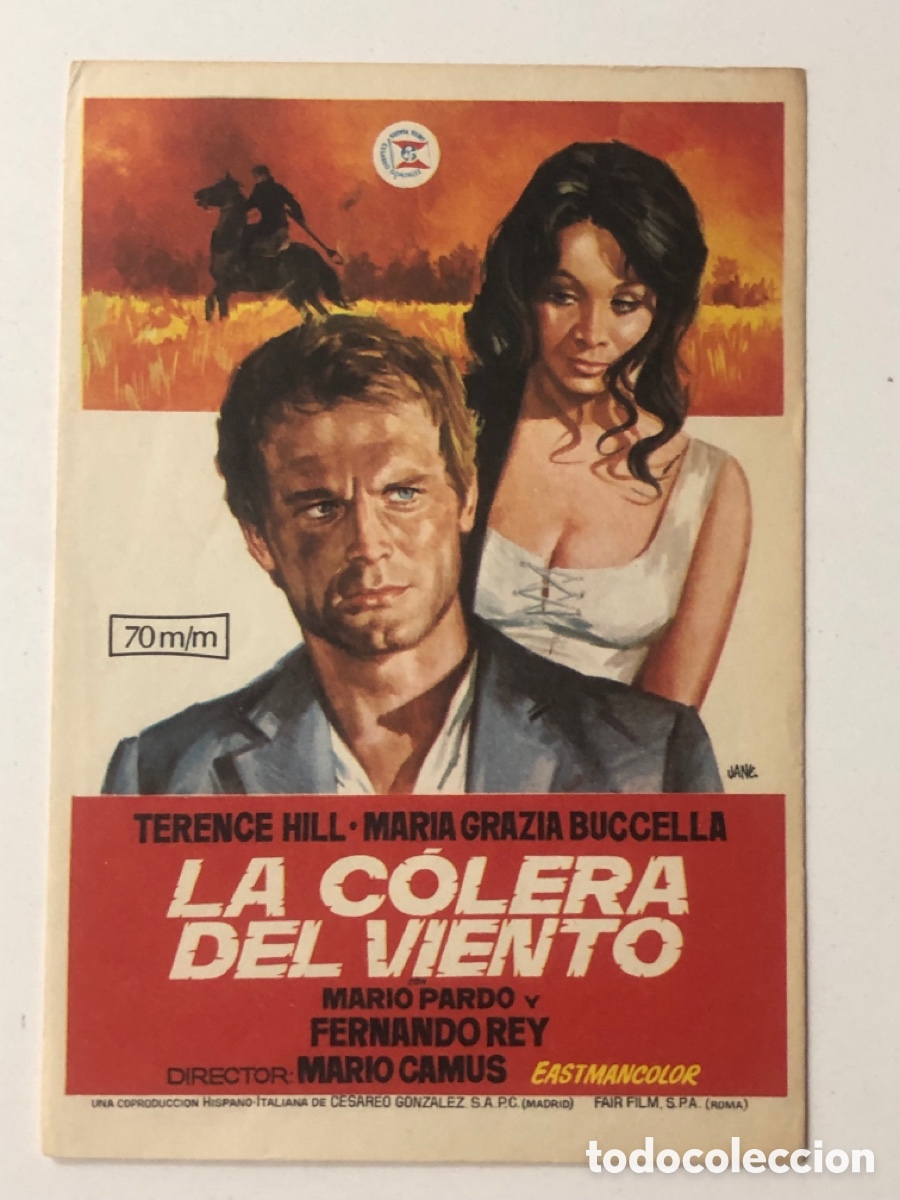 Cine: Programa la colera del viento terence Hill A22 - Foto 1