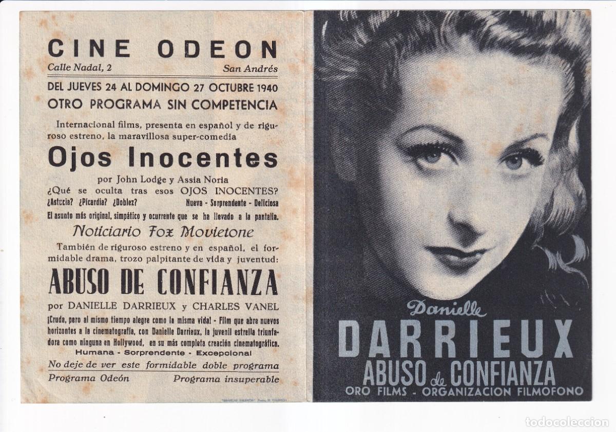 Cine: ABUSO DE CONFIANZA : ANIELLE DARRIEUX - Foto 1