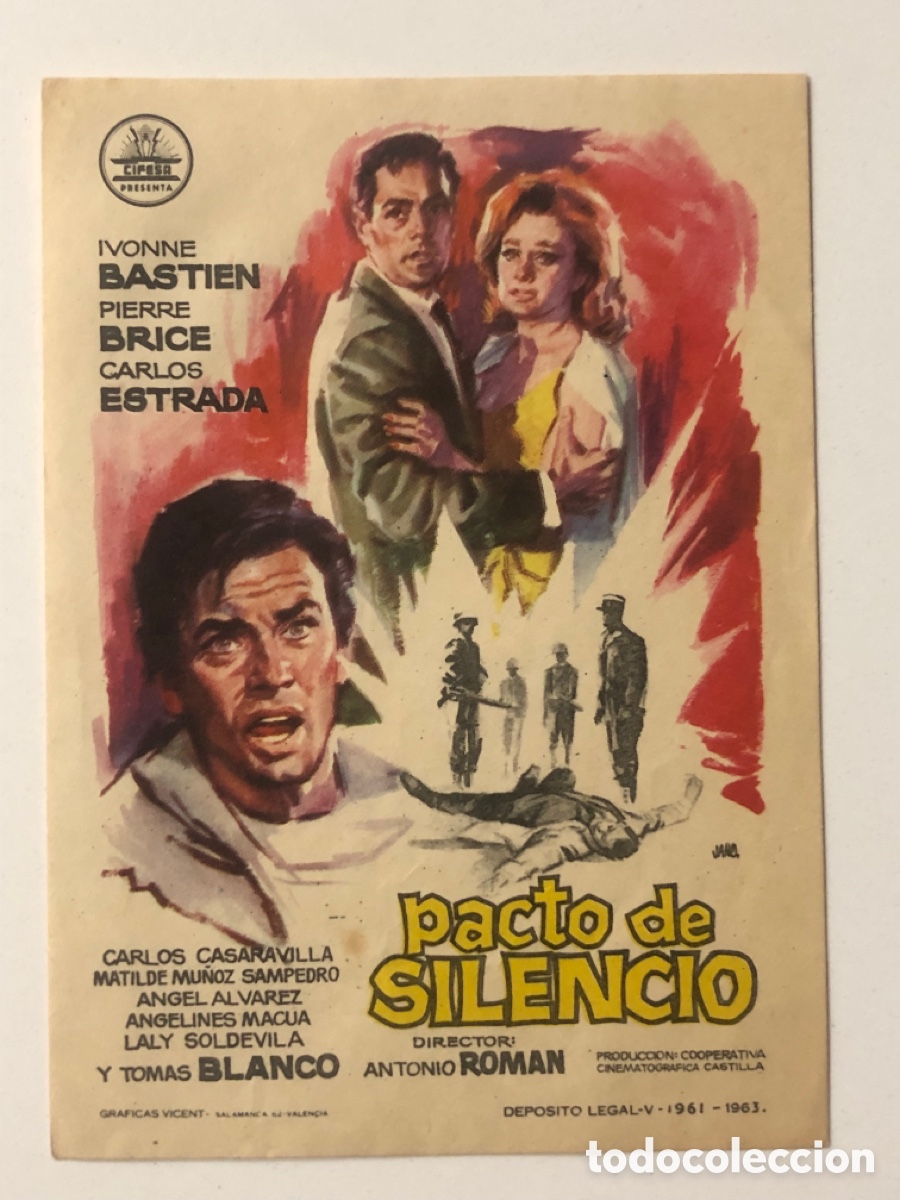 Cine: Programa pacto de silencio yvonne Bastien A22 - Foto 1