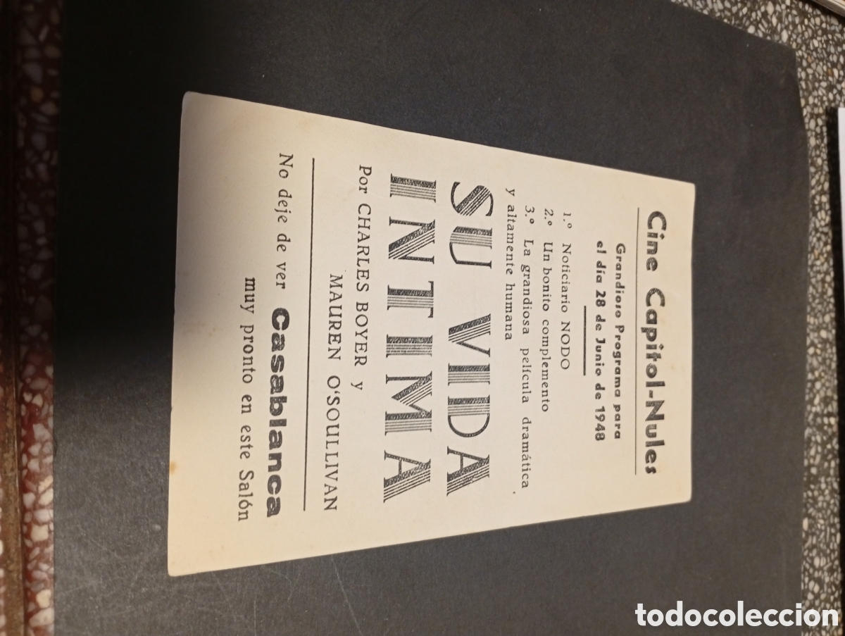 Cine: Programa de cine su vida &iacute;ntima,capitol Nules - Foto 2