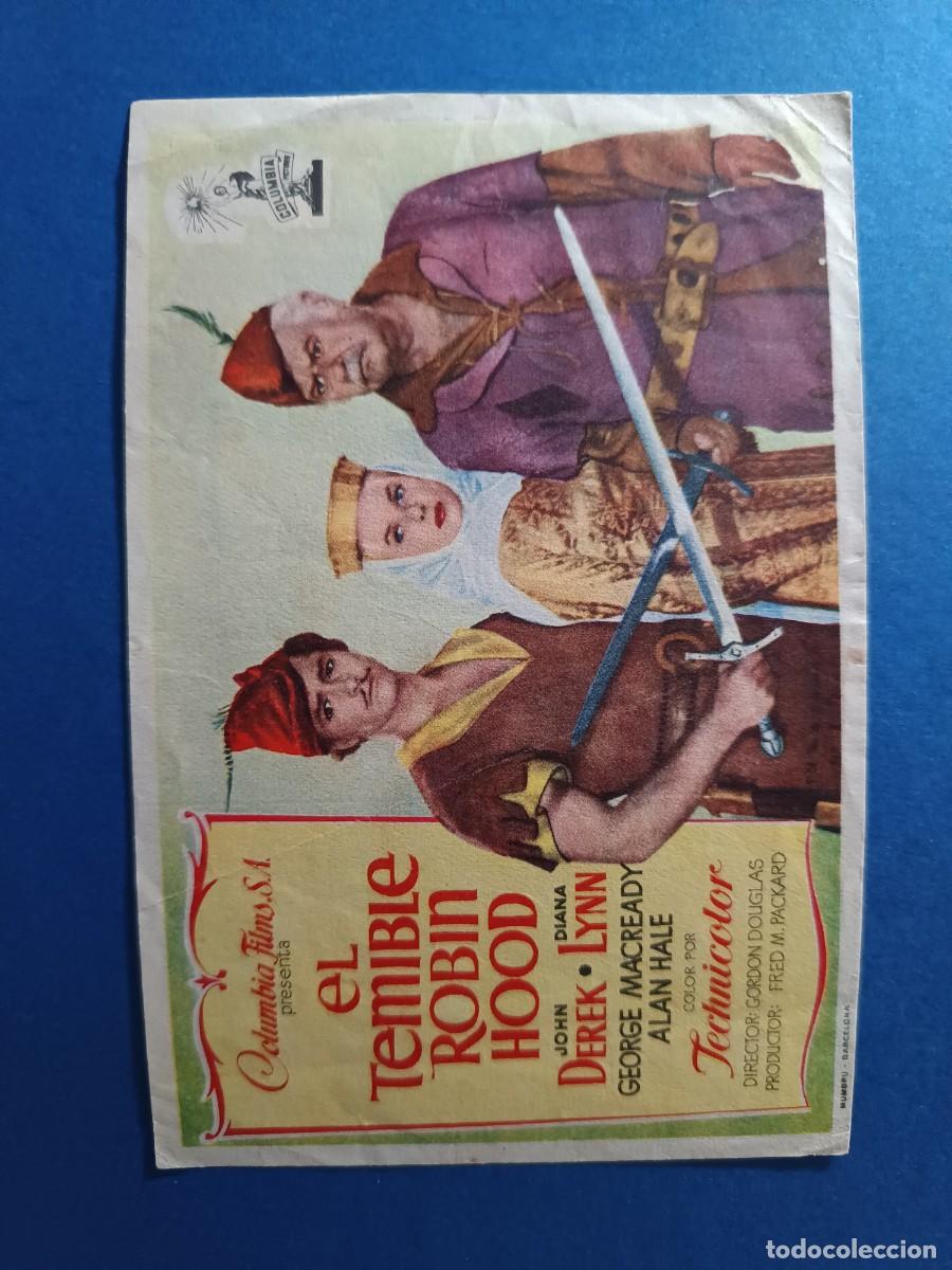 Cine: PROGRAMA DE CINE EL TEMIBLE ROBIN HOOD - Foto 1