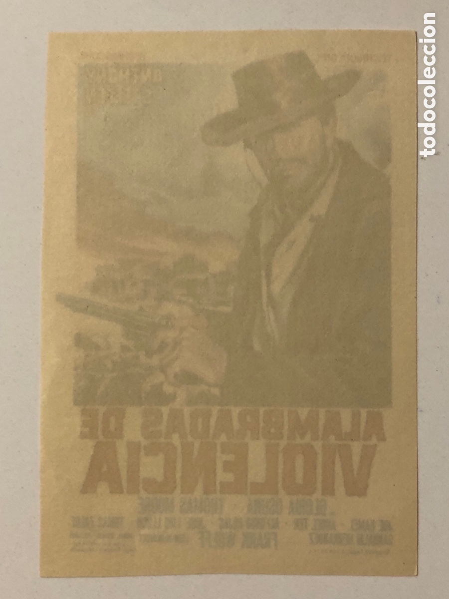 Cine: Programa alambradas de violencia Anthony Steffen A22 - Foto 2