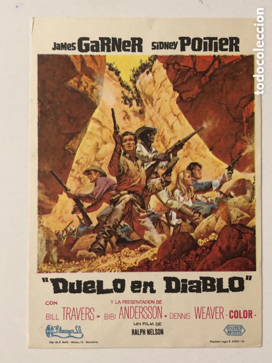 Cine: Programa duelo en diablo james Garner A22 - Foto 1
