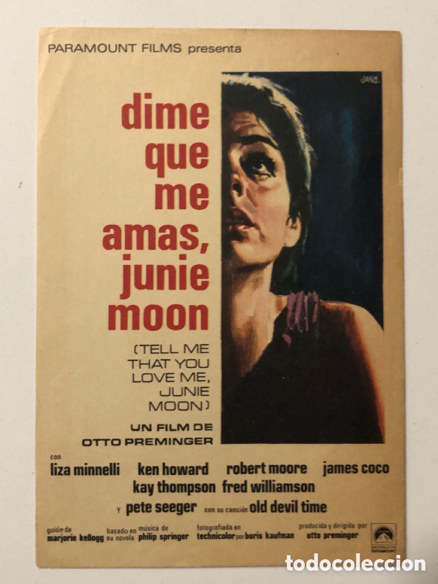 Cine: Programa dime que me amas junie Moon Liza Minelli A22 - Foto 1