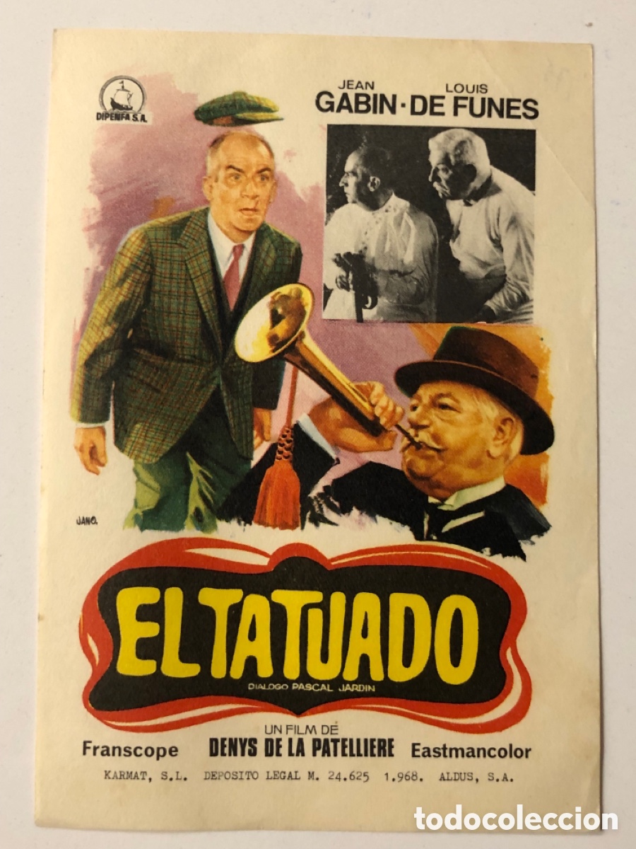 Cine: Programa el tatuado Jean Gabin A23 - Foto 1