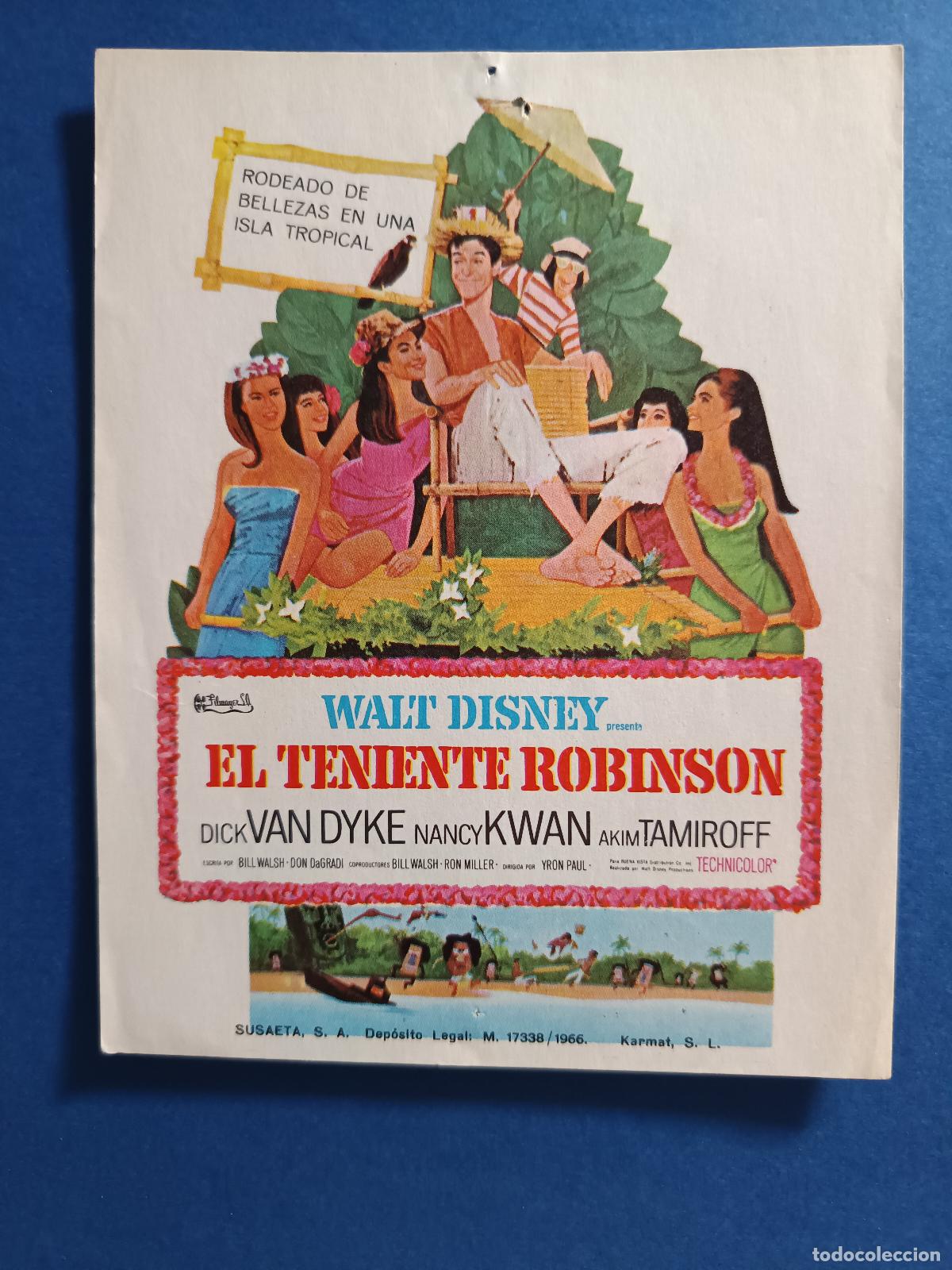 Cine: PROGRAMA DE CINE EL TENIENTE ROBINSON - Foto 1
