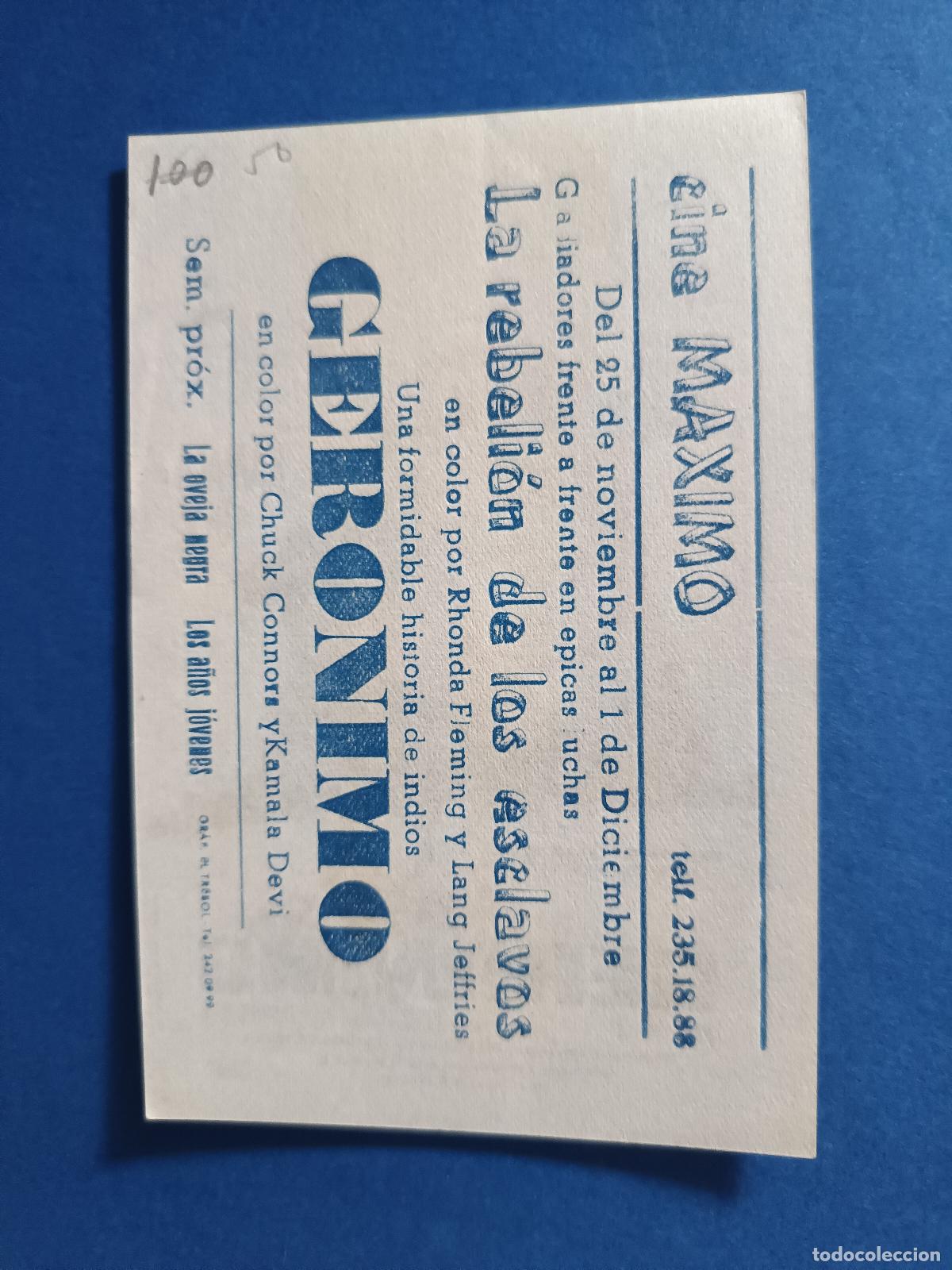 Cine: PROGRAMA DE CINE GERONIMO - Foto 2