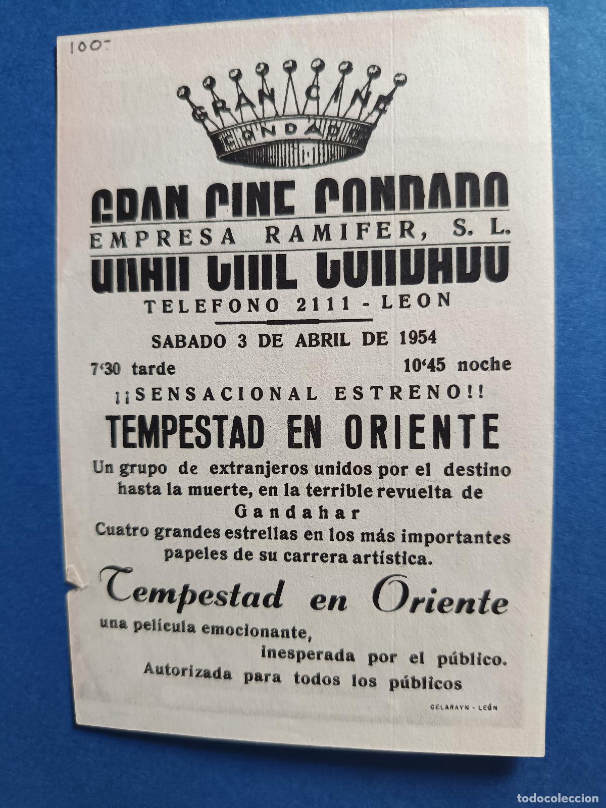 Cine: PROGRAMA DE CINE TEMPESTAD EN ORIENTE - Foto 2