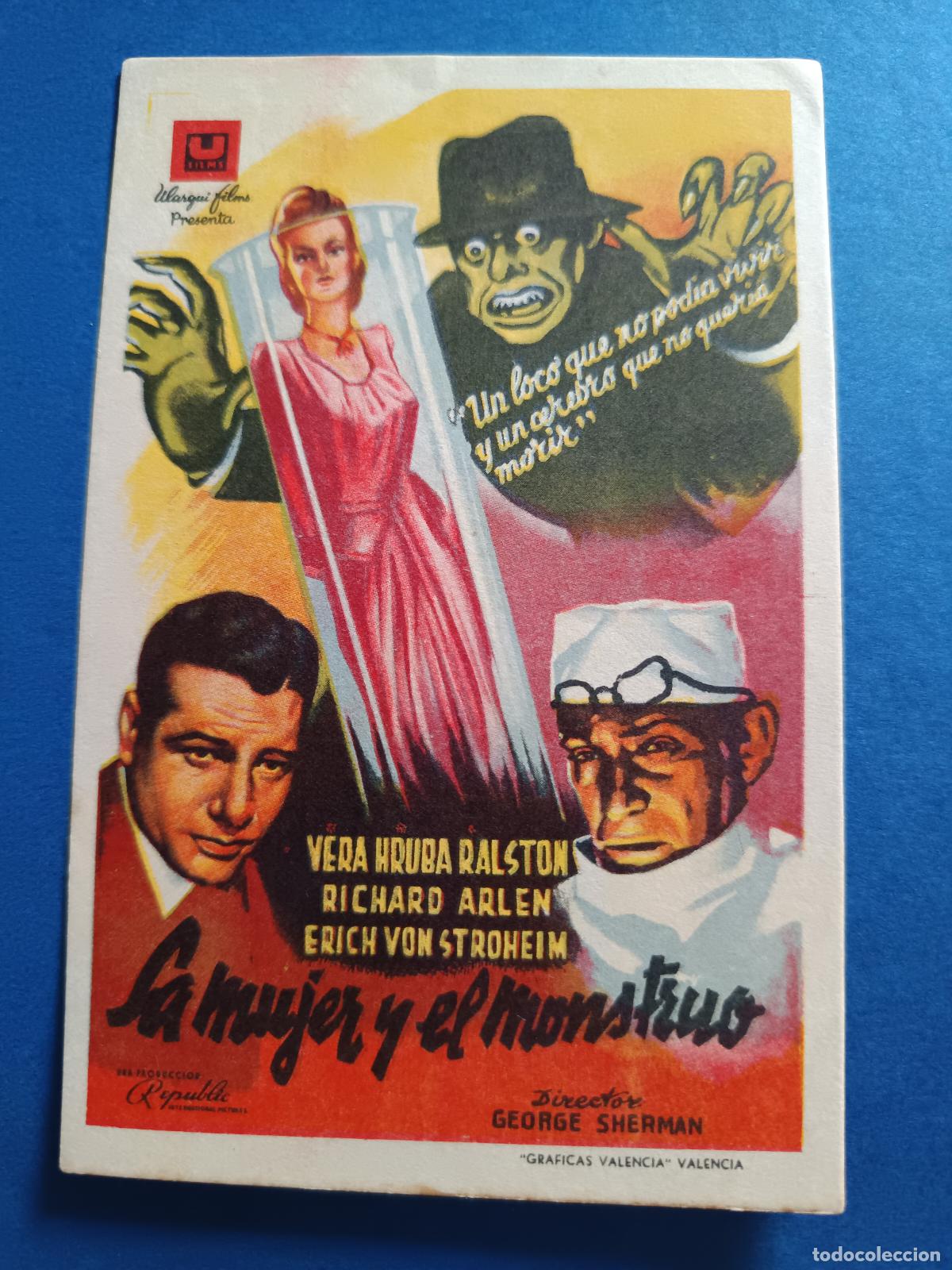Cine: PROGRAMA DE CINE LA MUJER Y EL MONSTRUO - Foto 1