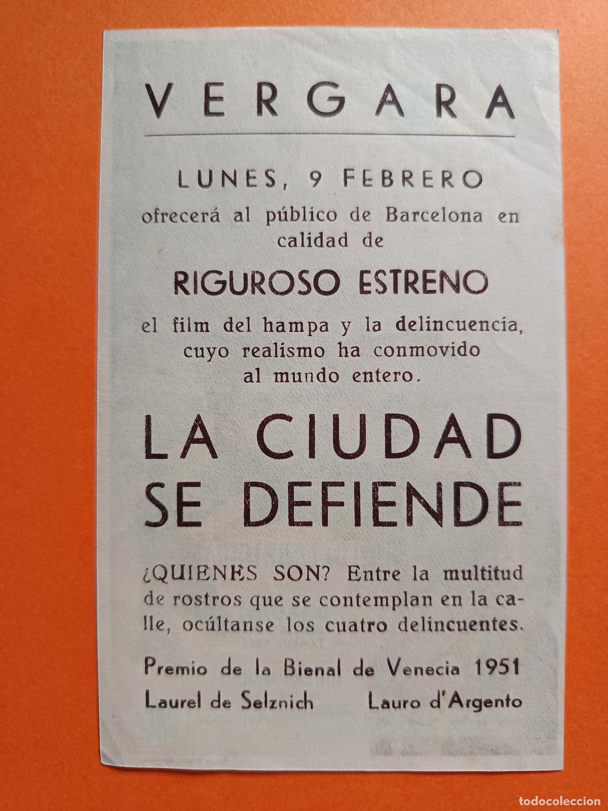 Cine: PROGRAMA DE CINE LA CIUDAD SE DEFIENDE - Foto 2