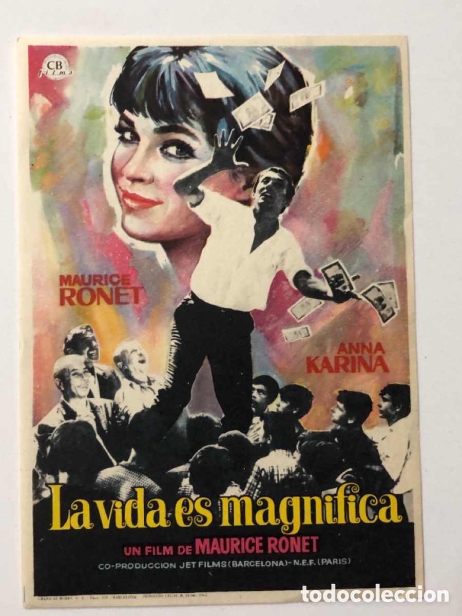 Cine: Programa la vida es magn&iacute;fica Maurice Ronet A23 - Foto 1