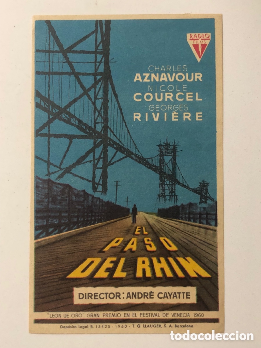Cine: Programa el paso del Rhin Charles Aznavour A23 - Foto 1
