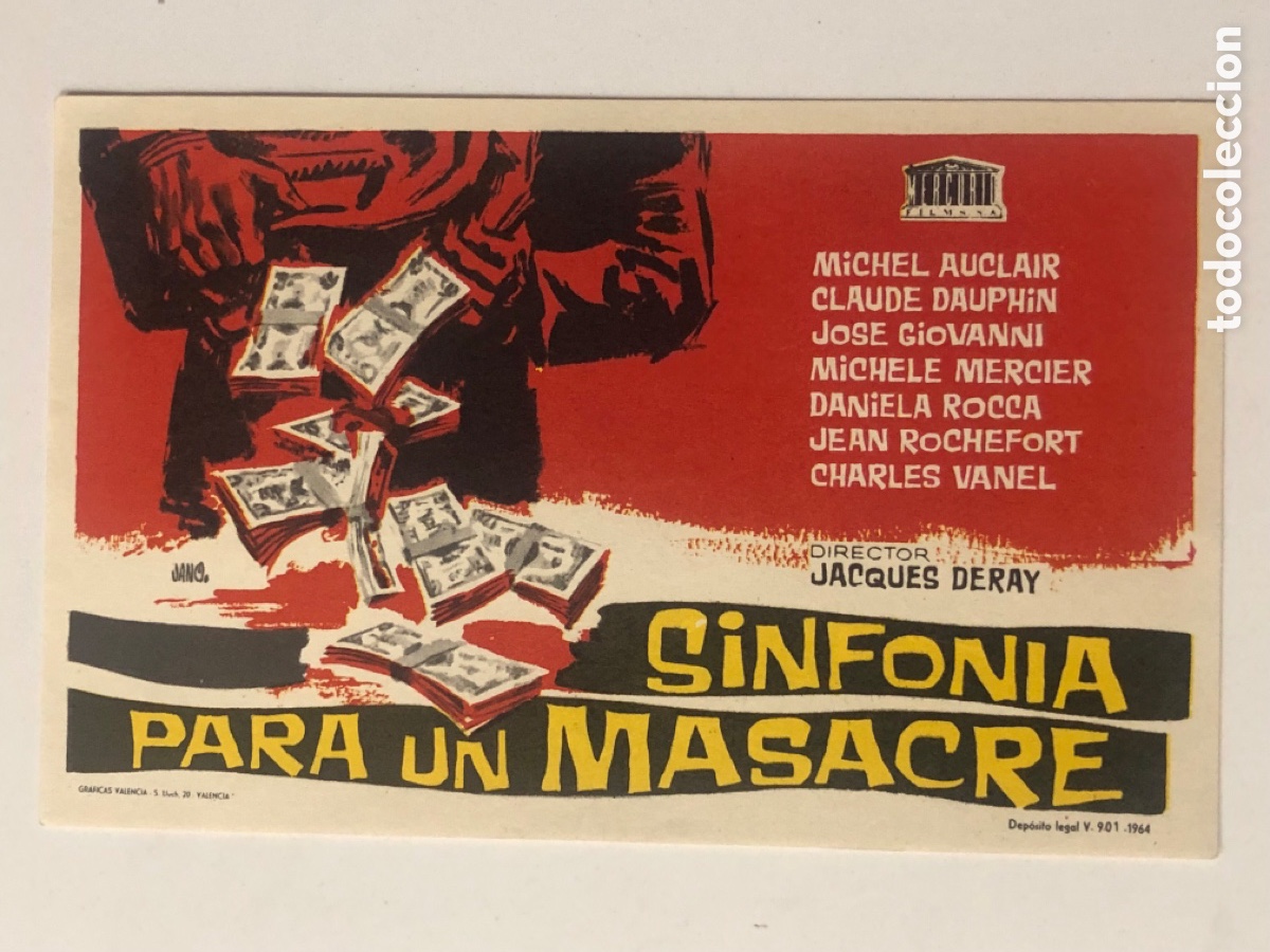 Cine: Programa Sinfon&iacute;a para una masacre Michel Auclair A23 - Foto 1