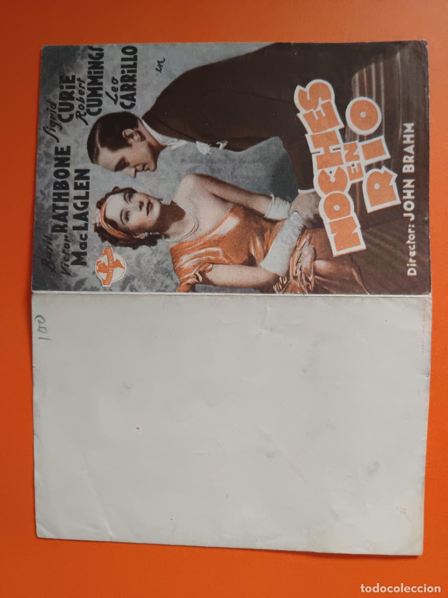 Cine: PROGRAMA DE CINE NOCHES EN RIO - Foto 1