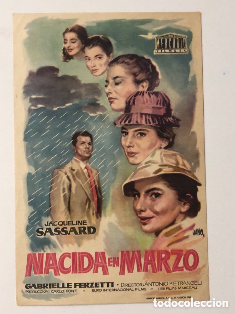 Cine: Programa nacida en marzo Jacqueline Sassard A23 - Foto 1