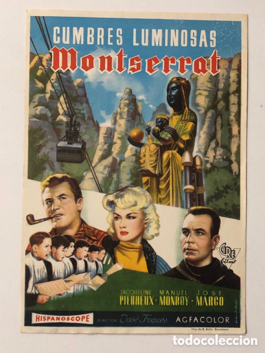 Cine: Programa cumbres luminosas Monserrat Jacqueline Pierreux A23G1 - Foto 1