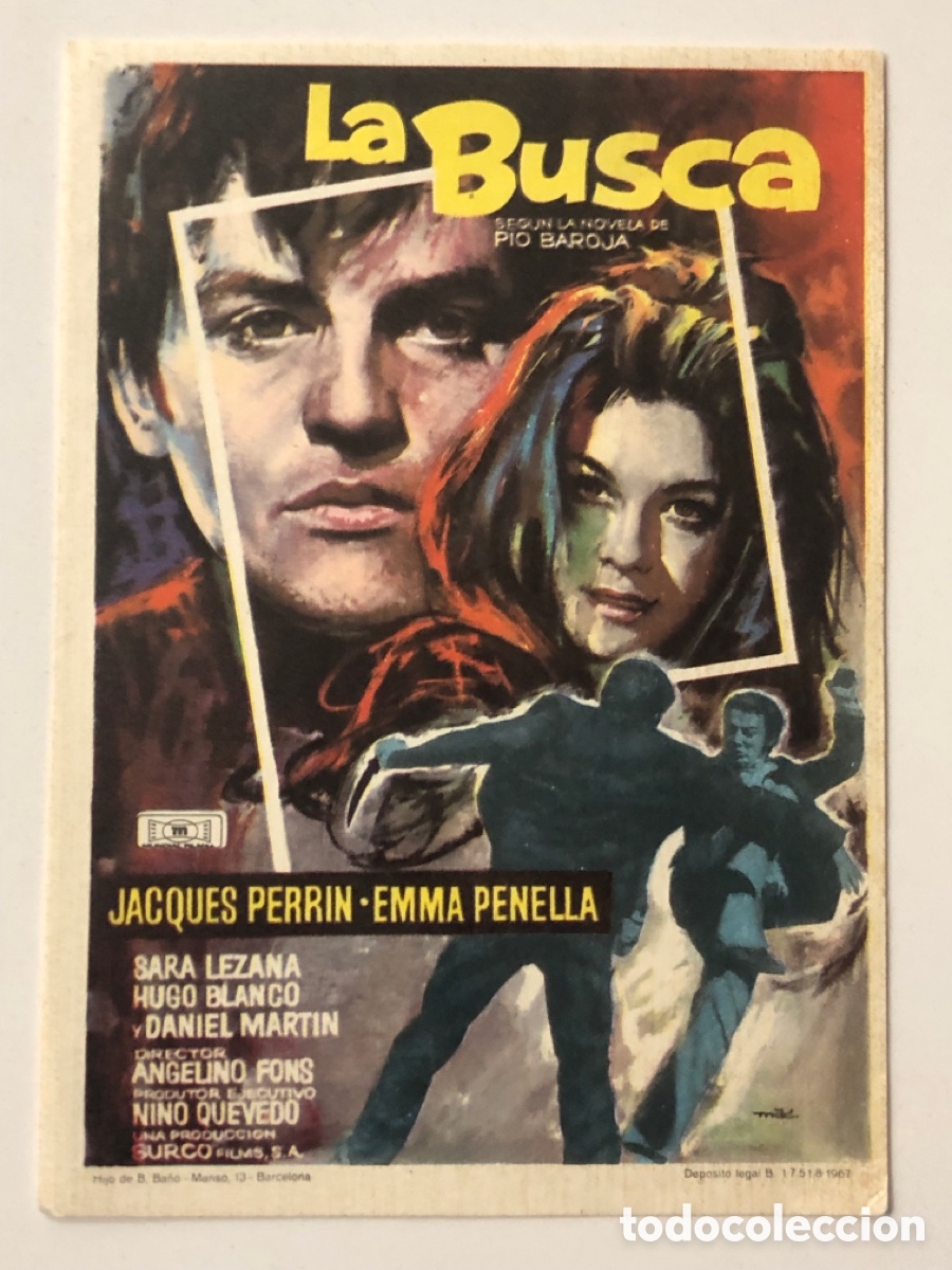 Cine: Programa la busca jacques perrin Emma Penella A23 - Foto 1