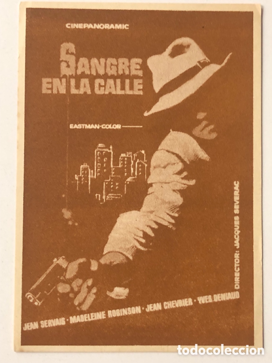 Cine: Programa sangre en la calle jean Servais A23 - Foto 1