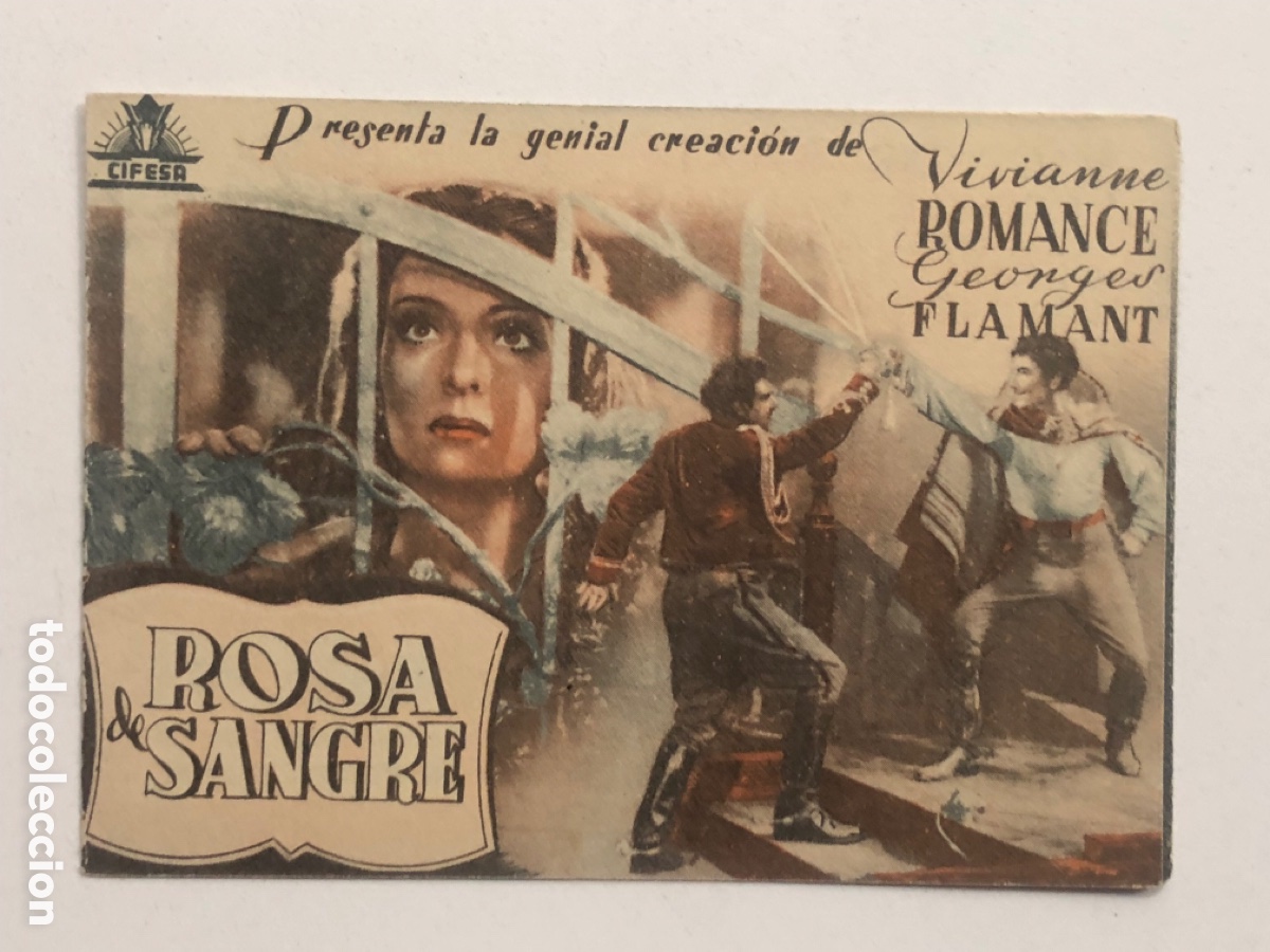 Cine: Programa rosa de sangre Viviane Romance A23 - Foto 1