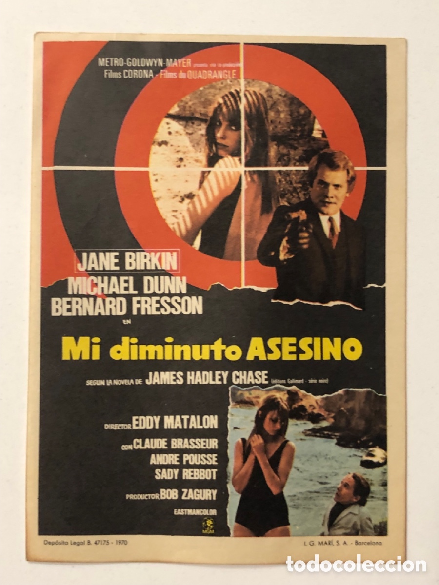 Cine: Programa Mi diminuto asesino Jane Birkin A23 - Foto 1