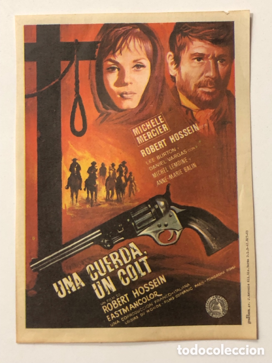 Cine: Programa una cuerda un colt Michele Mercier A23 - Foto 1
