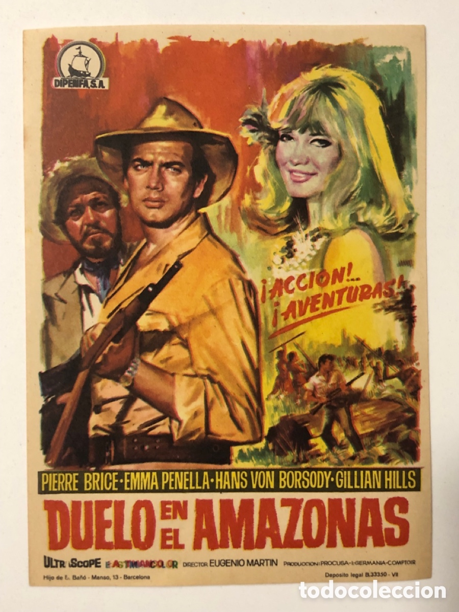 Cine: Programa Duelo en el Amazonas Pierre Brice A23 - Foto 1
