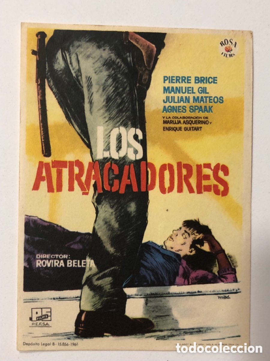 Cine: Programa los atracadores Pierre Brice Rovira Beleta A23 - Foto 1