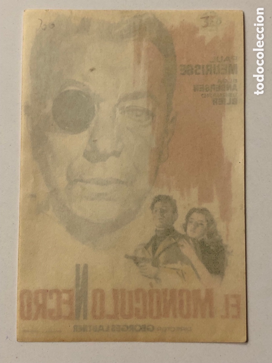 Cine: Programa el mon&oacute;culo negro Paul Meurisse A23 - Foto 2