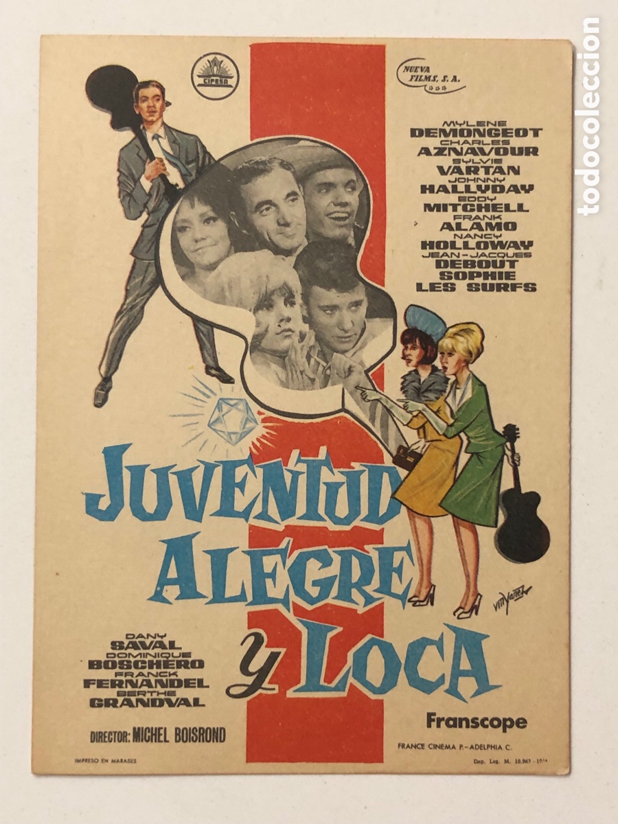 Cine: Programa juventud alegre y loca Mylene Demongeot A23 - Foto 1