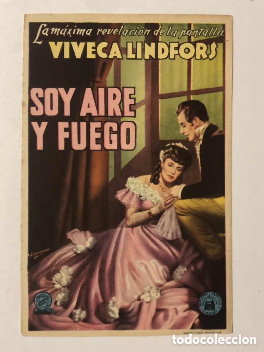 Cine: Programa soy aire y fuego Viveca lindfors A23 - Foto 1