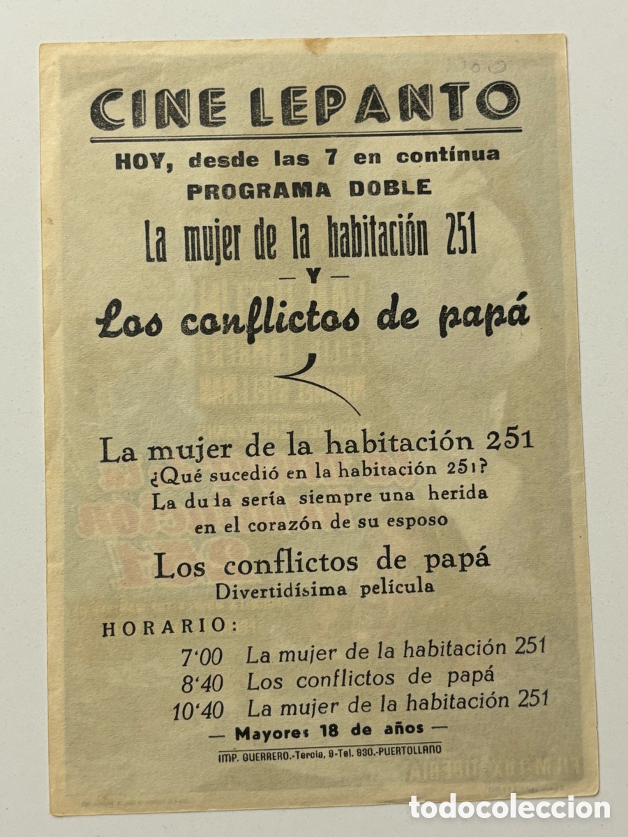 Cine: Programa Van Heflin con publicidad A23G2 - Foto 2