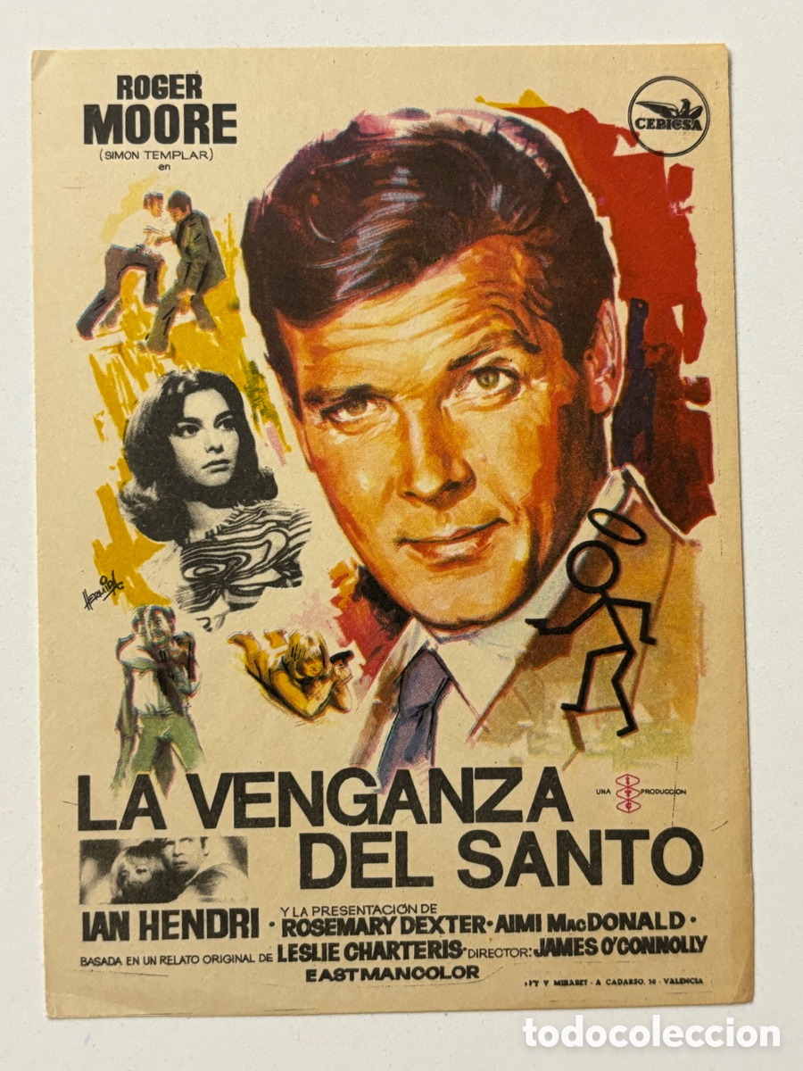 Cine: Programa la venganza del santo Roger Moore A23 - Foto 1