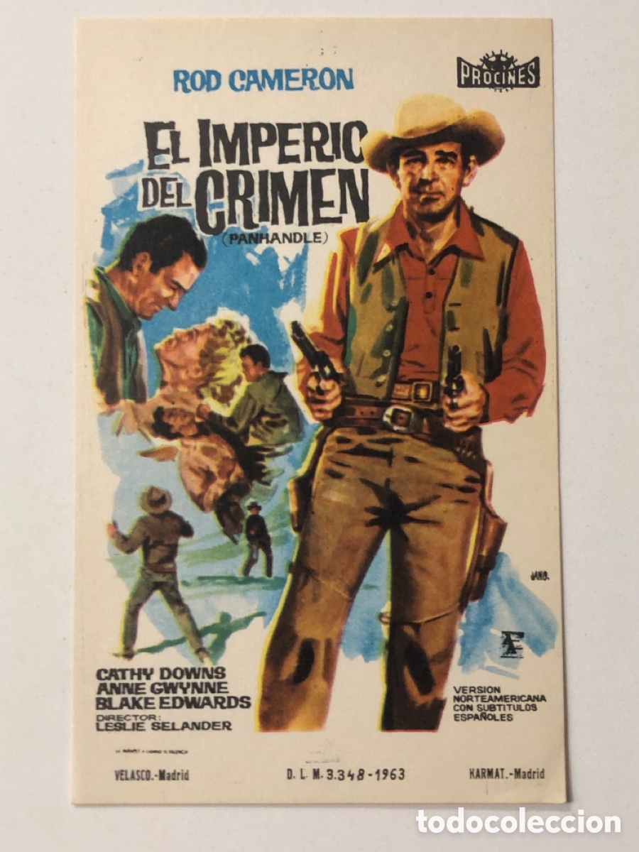 Cine: Programa el Imperio del crimen Rod Cameron A23 - Foto 1