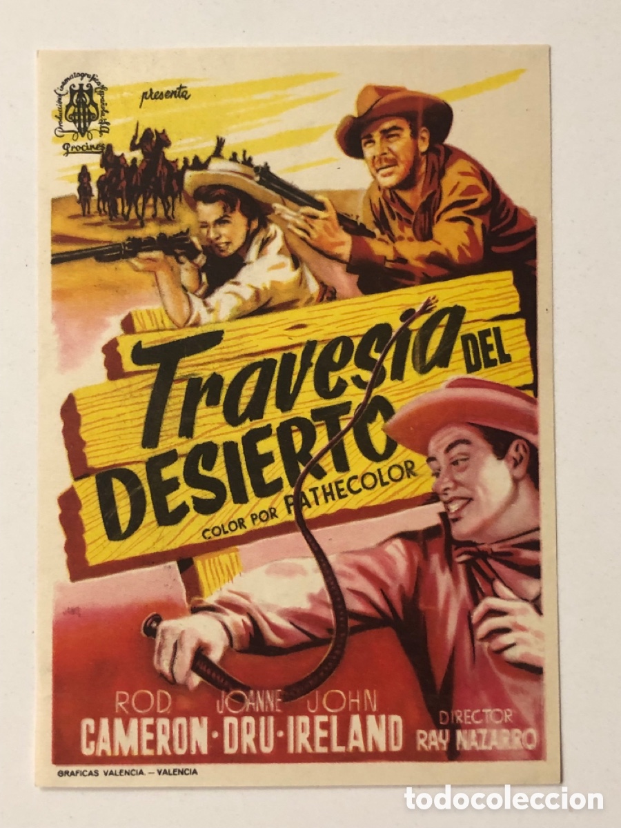 Cine: Programa traves&iacute;a del desierto Rod Cameron A23 - Foto 1