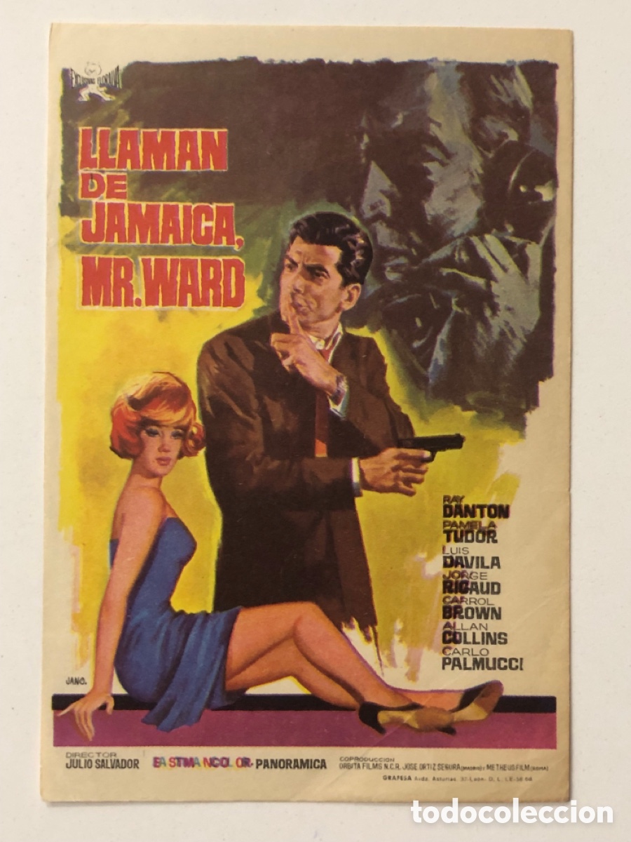 Cine: Programa llaman de Jamaica Mr ward Ray Danton A23 - Foto 1