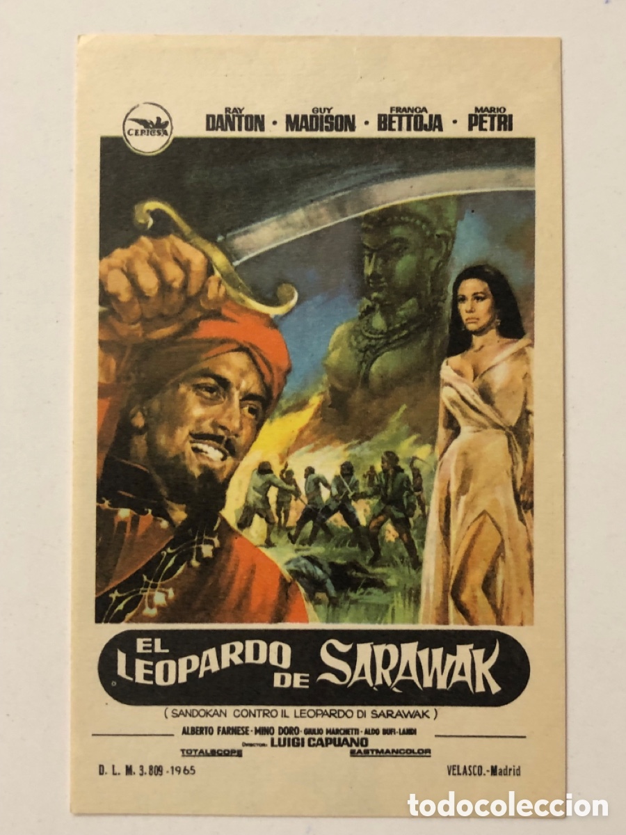 Cine: Programa el leopardo de sarawak Ray Danton A23 - Foto 1