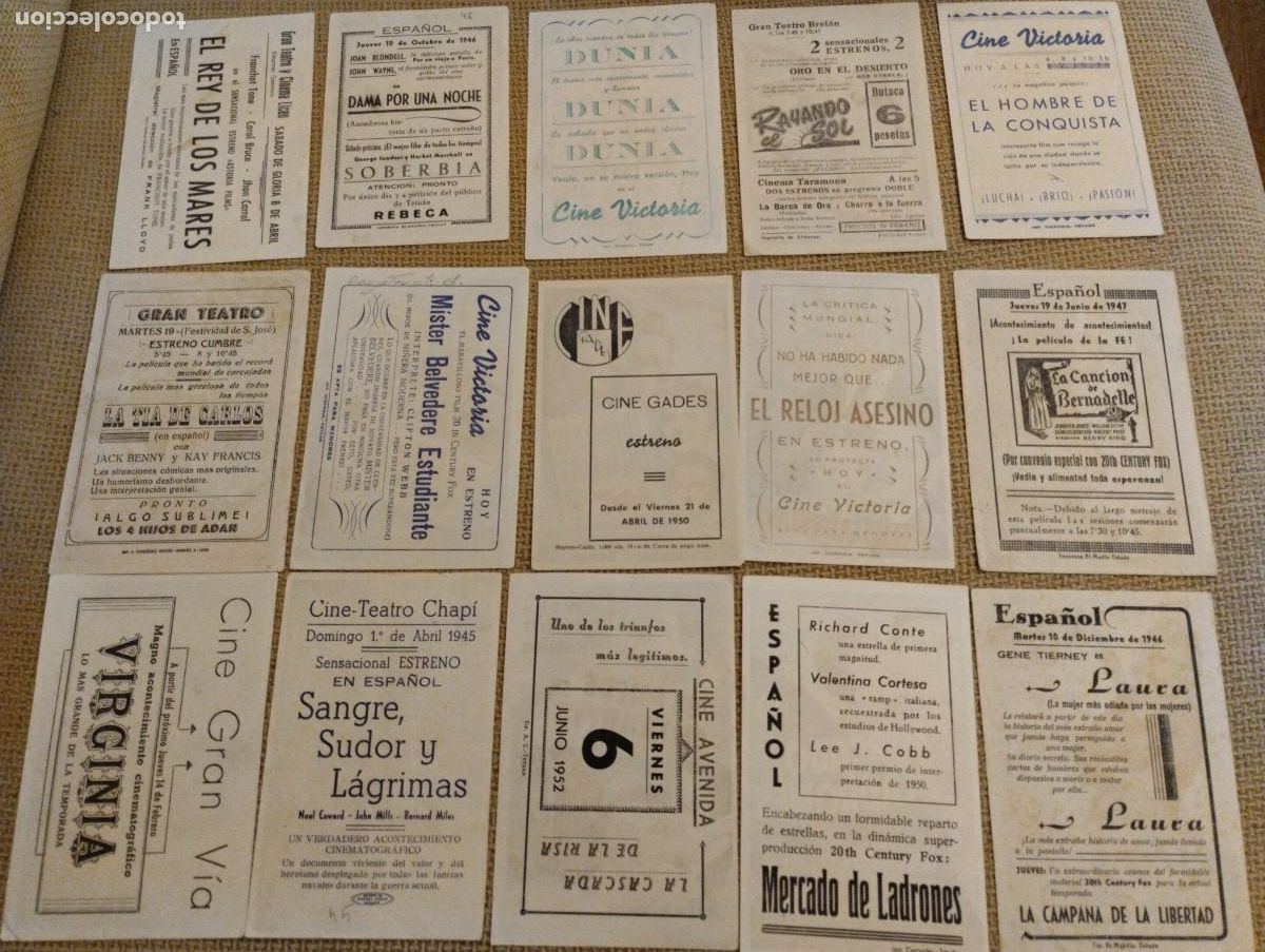 Cine: Lote folletos de mano cine - Foto 2