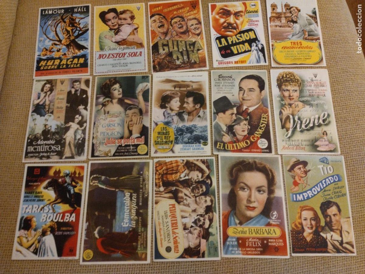 Cine: Lote folletos de mano cine - Foto 1