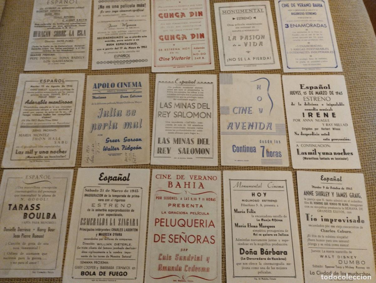 Cine: Lote folletos de mano cine - Foto 2