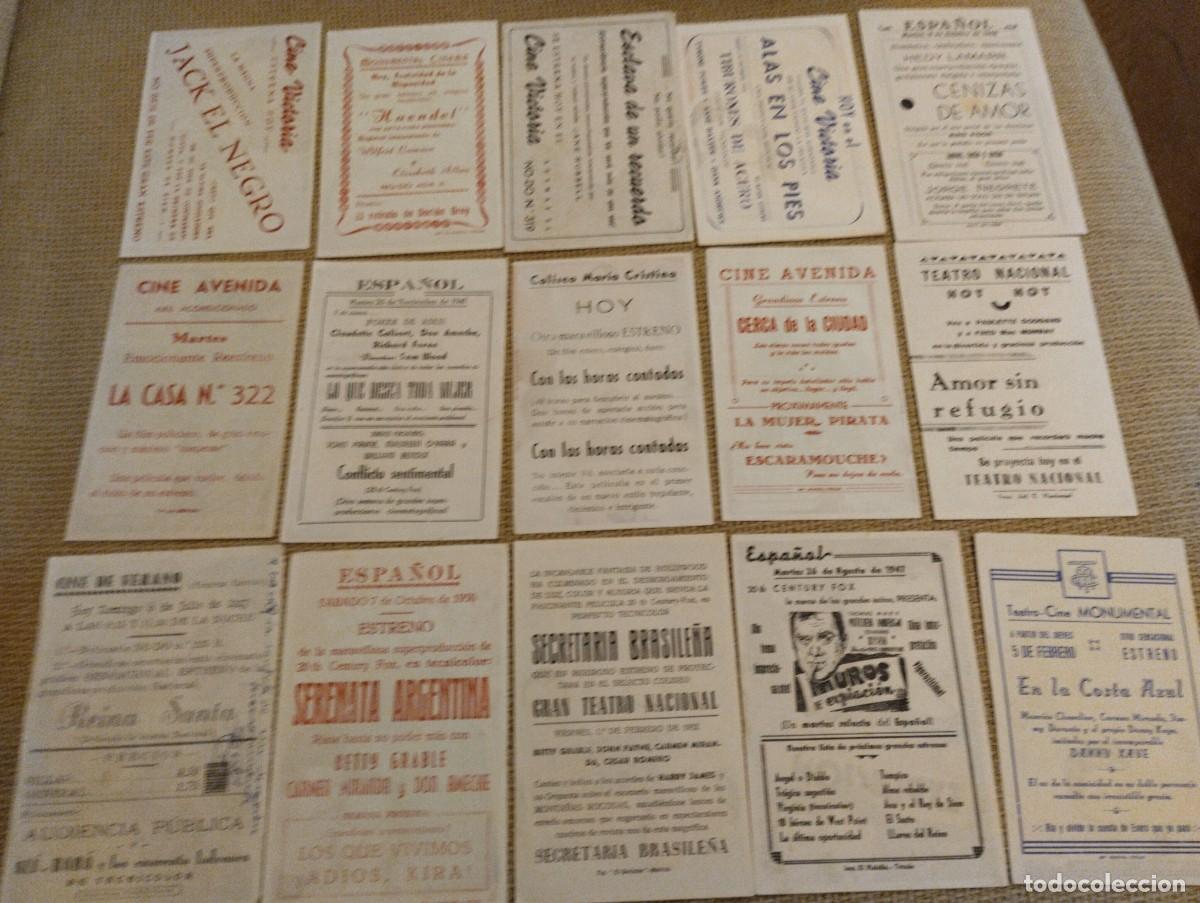 Cine: Lote folletos de mano cine - Foto 2