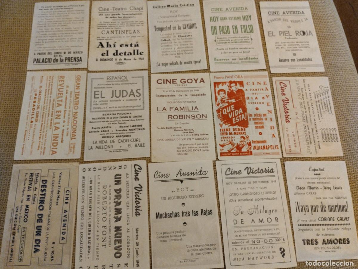 Cine: Lote folletos de mano cine - Foto 2