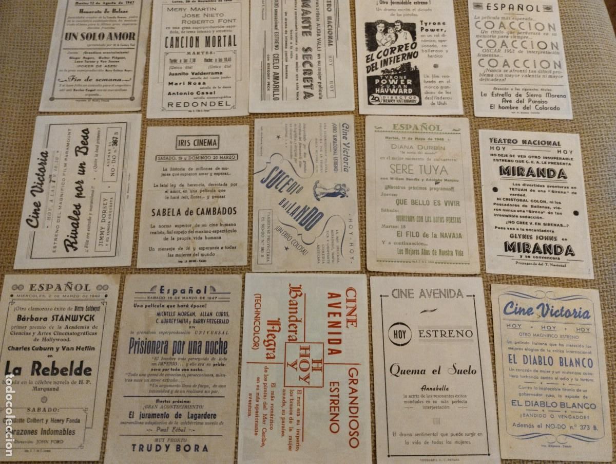 Cine: Lote folletos de mano cine - Foto 2